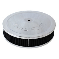 Aeroflow 9'' X 2'' AIR CLEANER ASSEMBLY5-1/8'' NECK CHROME COTTON
