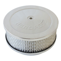 Aeroflow 6-3/8 X 2-1/2 AIR CLEAN ASSY5-1/8'' NECK CHROME PAPER
