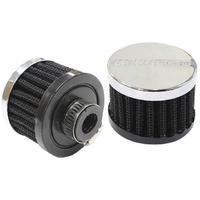 Aeroflow 1/2'' UNIV CLAMP ON FILTER 2'' O.D 1-1/2'' H CHROME TOP