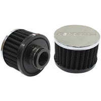 Aeroflow 1'' UNIV CLAMP ON FILTER 3'' O.D 2-1/4'' H CHROME TOP