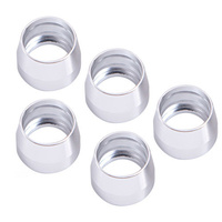 Aeroflow TEFLON ALLOY OLIVE INSERT -8ANSUIT TEFLON HOSE END -8AN 5PK
