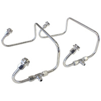 Aeroflow DUAL INLET FUEL LINE KIT SUIT 4150 HOLLEY CARB S/STEEL