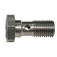 Aeroflow BANJO BOLT M10 x 1.25MM STAINLESS 20MM LONG