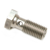 Aeroflow BANJO BOLT M10 x 1.25MM STAINLESS 25MM LONG