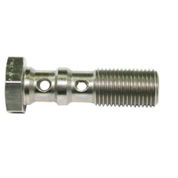 Aeroflow DOUBLE BANJO BOLT M10 x 1.25MMSTAINLESS 30MM LONG