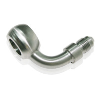 Aeroflow -3AN 90 DEG BANJO 12MM STAINLESS