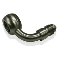 Aeroflow -4AN 90 DEG BANJO 12MM STAINLESS
