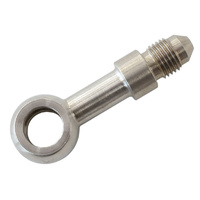 Aeroflow -3AN STRAIGHT MALE BANJO 10MM STAINLESS LONG VERSION AF 310-03L