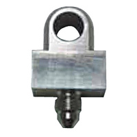 Aeroflow TEE BLOCK -3AN WITH INVERTED FLARE ON RUN 3/8 X 24