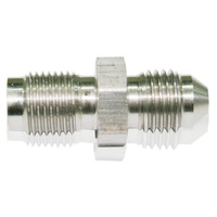 Aeroflow -4AN TO INVERTED 7/16 X 24 STAINLESS MALE TO MALE