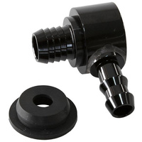 Aeroflow BLACK BOOSTER VALVE UNIVERSAL 21MM / 13/16'' HOLE TO 3/8 Barb