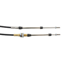 Aeroflow BULKHEAD/CLIP COMBO CABLE BLACK 3FT TOTAL LENGTH