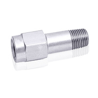 Aeroflow 1/2'' NPT EXTENSION SILVER MALE TO FEMALE