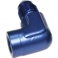 Aeroflow 90 Deg adaptor 1/8 NPT to -3