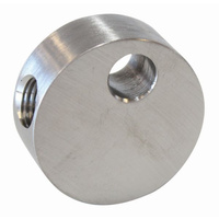 Aeroflow 3/8''-24 CONVEX TEE WITH MOUNT TAB 3 X FEMALE 3/8''-24 CONVEX