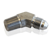 Aeroflow S/S 45 DEG 1/8'' NPT TO -3AN