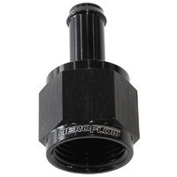 Aeroflow FEMALE -8AN TO 3/8'' BARB BLACK WITH TUBE NUT
