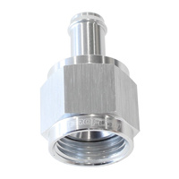 Aeroflow FEMALE -8AN TO 3/8'' BARB SILVER WITH TUBE NUT