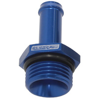 Aeroflow -12ORB TO 1/2'' PUSH ON BARB BLUE