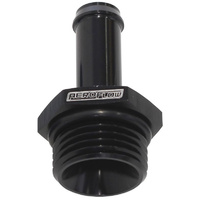 Aeroflow -12ORB TO 1/2'' PUSH ON BARB BLACK