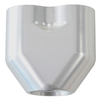 Aeroflow AEROFLOW -10AN TO 2x-8AN FEMALE ORB Y BLOCK SILVER AF 455-10-08S