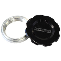 Aeroflow 1.5'' WELD BUNG AND BLACK CAP LOW PROFILE FEMALE WELD-ON