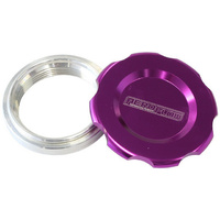 Aeroflow 1.5'' WELD BUNG AND PURPLE CAP LOW PROFILE FEMALE WELD-ON