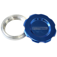 Aeroflow 3'' WELD BUNG AND BLUE CAP LOW PROFILE FEMALE WELD-ON