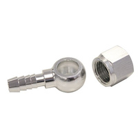 Aeroflow AEROFLOW / BOSCH FUEL PUMP 8mm / 5/16''BANJO & NUT KIT SIL