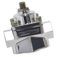Aeroflow RED STYLE REG 1-4 PSI ADJUSTA BILLET 1In 2 Out -8 ORB PORTS