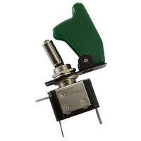 Aeroflow GREEN LED MISSILE SWITCH LED ACTIVATED WHEN ON