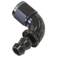 Aeroflow -6AN 90 DEG FULL FLOW PUSH LOCBLACK FULL FLOW PUSH LOCK 25pk