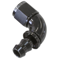 Aeroflow -12AN 90 DEG FULL FLOW PUSH LOBLACK FULL FLOW PUSH LOCK