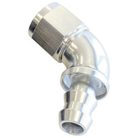 Aeroflow -12AN 60 DEG FULL FLOW PUSH LOSILVER FULL FLOW PUSH LOCK