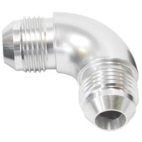 Aeroflow -16AN 90 DEG MALE FLARE UNION SILVER FULL FLOW NO RESTRICTIO