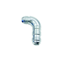 Aeroflow 90 DEG BULKHEAD -12AN FUL FLOWSILVER NO RESTRICTION NUT SEPE