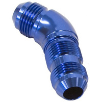 Aeroflow 45 DEG BULKHEAD -12AN FUL FLOWBLUE NO RETRICTIO NUT SEPERATE