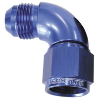 Aeroflow 90 DEG FEMALE - MALE -20AN BLUE FULL FLOW