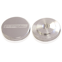 Aeroflow AIR CLEANER NUT 1/4'' POLISHED FEMALE THREAD 1/4'' UNC