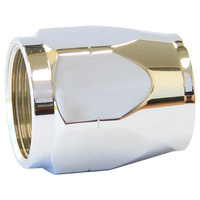 Aeroflow CHROME HOSE END SOCKET CUTTER STYLE FITTINGS ONLY