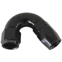 Aeroflow 150 DEG -10AN FULL FLOW TEFLONHOSE END BLACK 1 PIECE FULLFLO