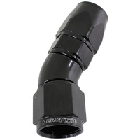 Aeroflow 30 DEG -3AN FULL FLOW TEFLON HOSE END BLACK 1 PIECE FULLFLO