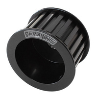 Aeroflow ALTERNATOR GLIMER DRIVE PULLEYONLY- HARD ANODISED BLACK