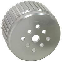 Aeroflow Water pump Gilmer Drive pulleyanodised silver SBC/BBC All