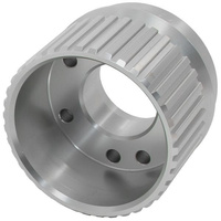 Aeroflow Ford Crank Gilmer pulley anodised silver Wind / Clev
