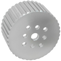 Aeroflow Water pump Gilmer Drive pulleyanodised silver FORD WIND/CLEV