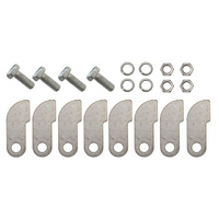 Aeroflow merge collector tabs with bolt8 x tabs and 4 x bolt and nuts
