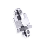 Aeroflow CHECK VALVE INLINE -12AN SILVER / ONE WAY VALVE