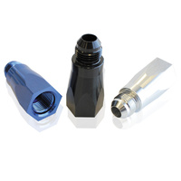 Aeroflow CHECK VALVE INLINE -8AN BLUE Female to Male -8AN
