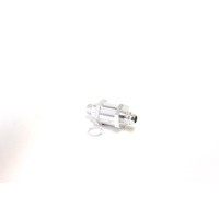 Aeroflow M12 X 1.5MM X -6AN CHECKVALVE SILVER MALE TO MALE BOSCH PUMP